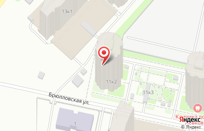 Супермаркет Верный в Московском районе на карте
