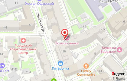Арт-кафе Буфет на Ошарской улице на карте