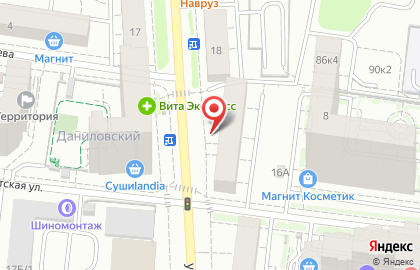 Магазин Зоодом на улице Данилы Зверева на карте