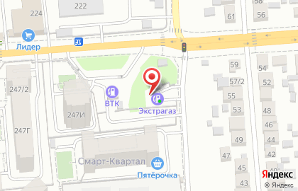 АЗС Экстрагаз на улице 45 стрелковой дивизии на карте