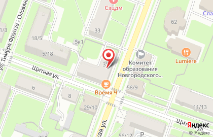 Магазин Красное & Белое в Великом Новгороде на карте