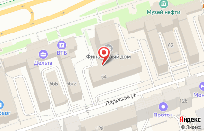 Банкомат, АКБ Урал ФД, ОАО, Ленинский район в Дзержинском районе на карте