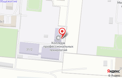 Омский колледж профессиональных технологий в Кировском районе на карте
