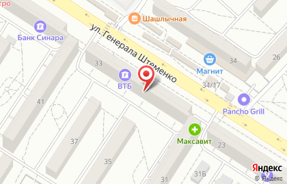 Волгоградский филиал Банкомат, Банк ВТБ 24 в Краснооктябрьском районе на карте
