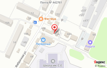 СберБанк в Пензе на карте