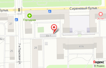Автостоянка Мгса на Первомайской на карте