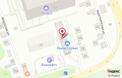 Автосервис в Уфе на карте