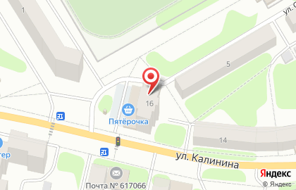 Микрофинансовая организация АктивДеньги в Краснокамске на карте