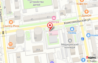 Станция скорой медицинской помощи г. Уссурийска на карте