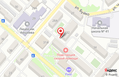Участковый пункт полиции Управление МВД России на улице Буйко Профессора на карте