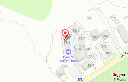 Апартаменты Park & House на улице Пушкина на карте
