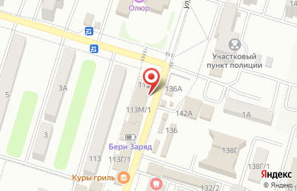 Супермаркет Пятёрочка на улице Пушкина, 113М/1 на карте