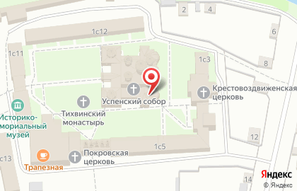 Кировец на Тихвинской улице на карте