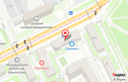 Ломбард Альфа в Мотовилихинском районе на карте