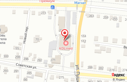 Клиника KDLmed на Гагарина, 271 на карте