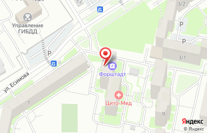 Дивный сад в Ленинском районе на карте