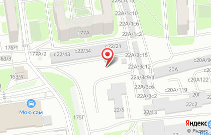 Автостоянка в Красноярске на карте