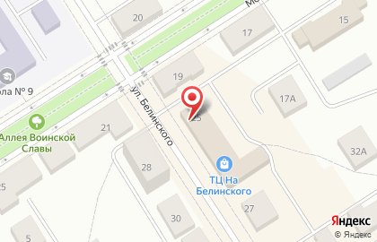 Салон штор Виктория на улице Белинского на карте