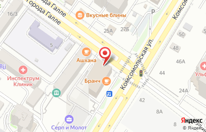 Инновационная школа развития памяти, скорочтения и каллиграфии Bebrain на карте