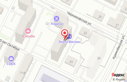 Фитнес-клуб Элита на Черниковской улице на карте