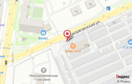 Автостоянка в Кургане на карте