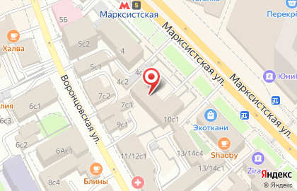 ОАО Альянс на Марксистской улице на карте