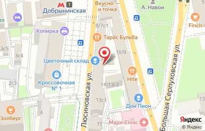 Сулико на Люсиновской улице на карте