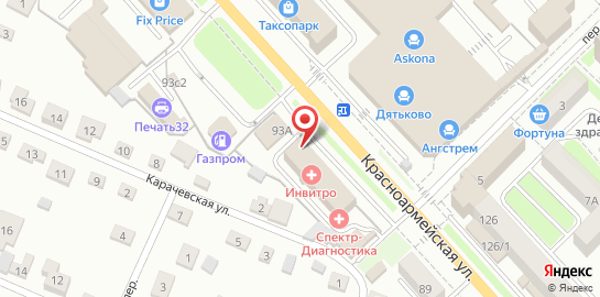 Медицинский центр Спектр-Диагностика на Красноармейской улице на карте