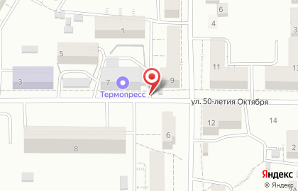 Магазин Морозовский хлеб на улице 50-летия Октября на карте