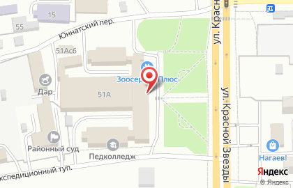 Центр информационных технологий образования и дистанционного обучения на улице Красной Звезды на карте