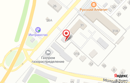 Киоск быстрого питания Русский аппетит на улице Гагарина, 31А на карте
