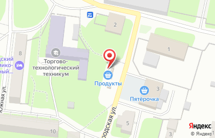 Киоск Старорусская мельница на Новгородской улице, 3 киоск на карте