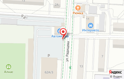Автостоянка в Казани на карте