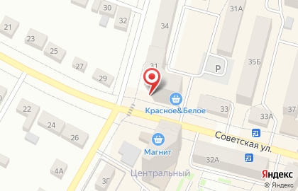 Магазин Галактика на Советской улице на карте