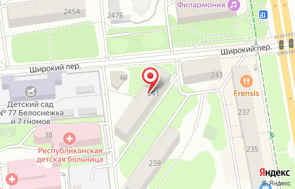 АКБ Пробизнесбанк на Пушкинской улице, 241 на карте