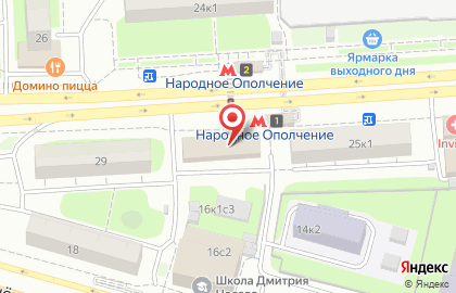 Кафе-караоке Ясмин на проспекте Маршала Жукова на карте