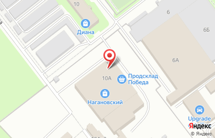 Магазин низких цен Победа в Заволжском районе на карте