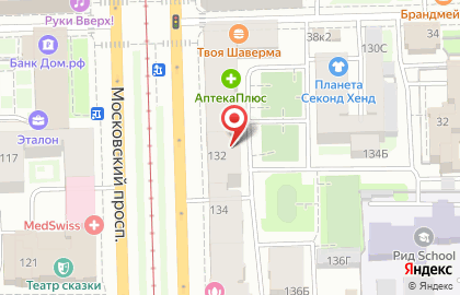 Отделение службы доставки Boxberry на Московском проспекте на карте