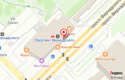 Экспресс-кофейня Coffee in на проспекте Вернадского на карте