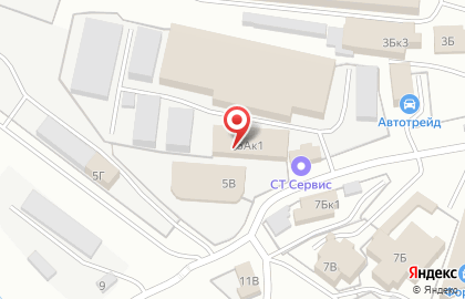 ST-Сервис в Железнодорожном районе на карте
