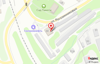 Интернет-магазин шин kolesadarom на улице Рогозинниковых на карте