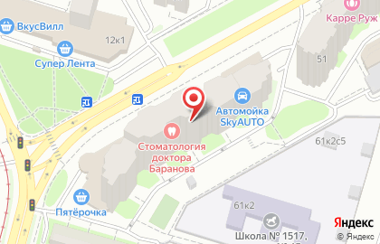 Салон красоты Кристина на улице Маршала Тухачевского на карте