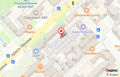 EKG на проспекте Ленина на карте
