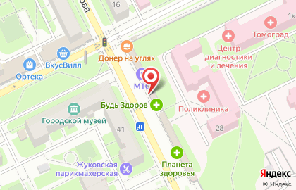 Терминал МТС-Банк на улице Чкалова на карте