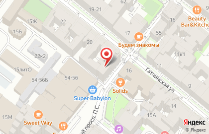 Видеоблокбастер в Петроградском районе на карте