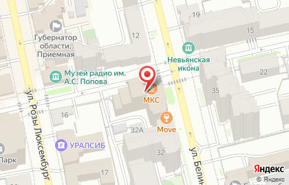 Федеральная сеть апартаментов RentHouse на Белинского на карте