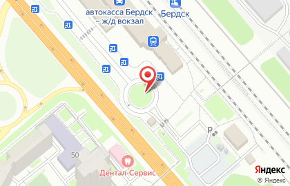 Киоск по продаже мороженого на Вокзальной улице на карте
