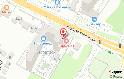 Пункт услуг связи №1 на Касимовском шоссе на карте