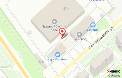Урожай на улице Ленинградской на карте