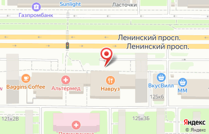 Гриф на Ленинском проспекте на карте